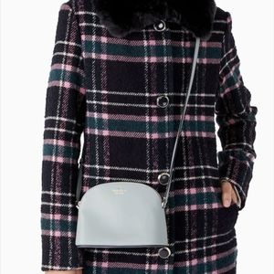 Gray Kate Spade Crossbody Purse